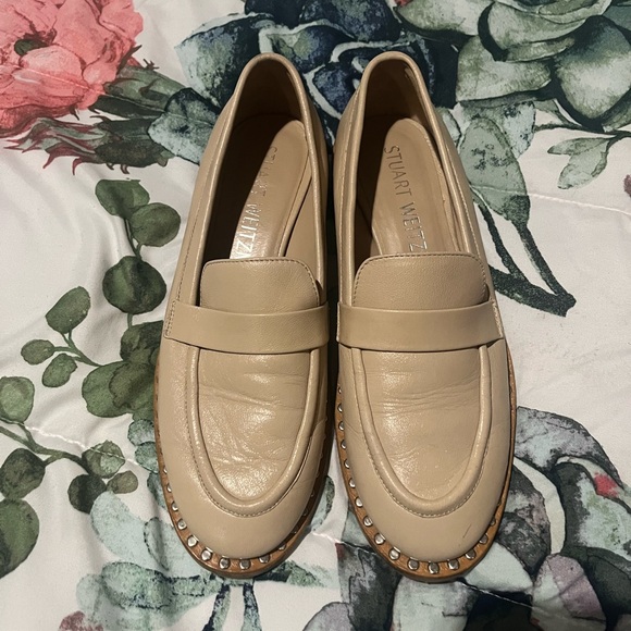 Stuart Weitzman leather loafers - Picture 1 of 5